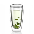 Double Layer Glass Mug Heat Resistant Cup With Lid for Infusing Coffee, Milk, Tea, etc